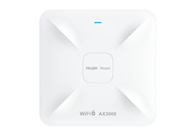 Ruijie RG-RAP2260, Access point Wi-Fi 6 AX3000 ốp trần, 1 cổng 2,5G + 1 cổng Gigabit, PoE/PoE+