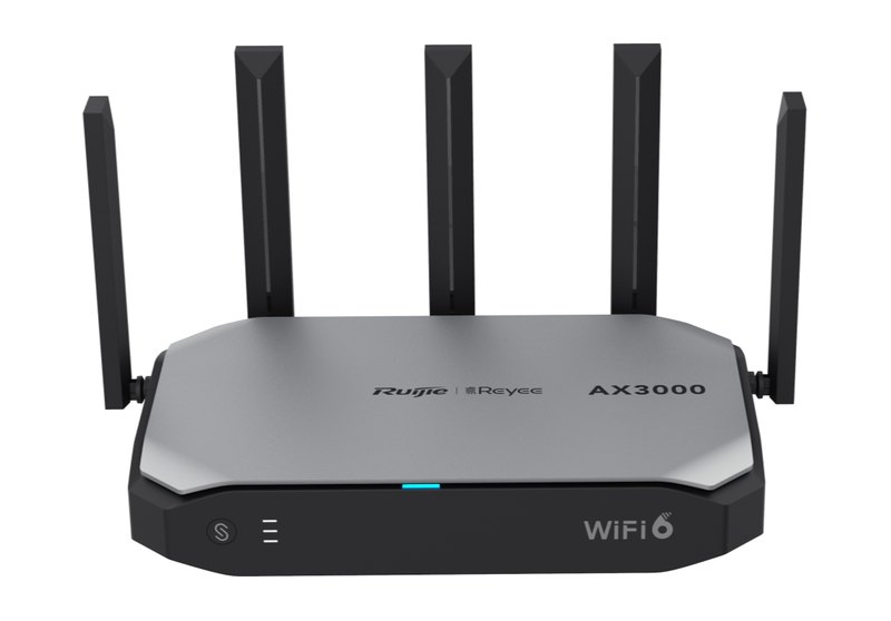 Ruijie RG-EG105GW-X, Router Wi-Fi 6 AX3000 all-in-one, 5 cổng Gigabit, tối đa 4 WAN, USB 3.0