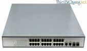 Switch quang PoE 24 Port 10/100/1000Mbps