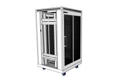 Tủ mạng 20U sâu 600 màu trắng