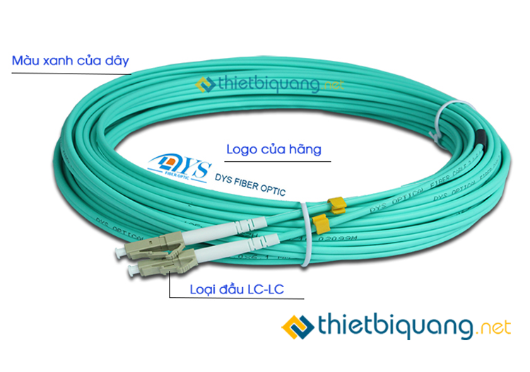 Dây nhảy quang Multimode OM3 10G tốc độ cao