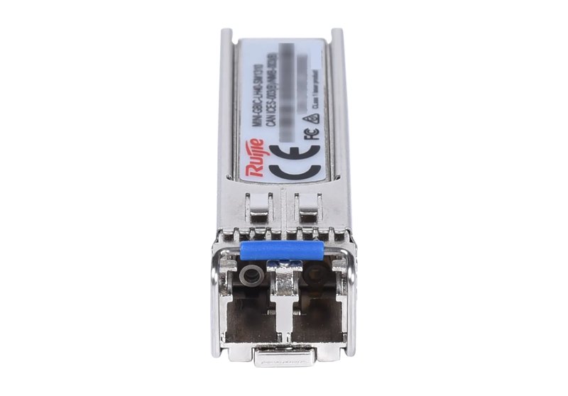 Ảnh hãng: MINI-GBIC-LH40-SM1310 nhìn từ đầu cắm