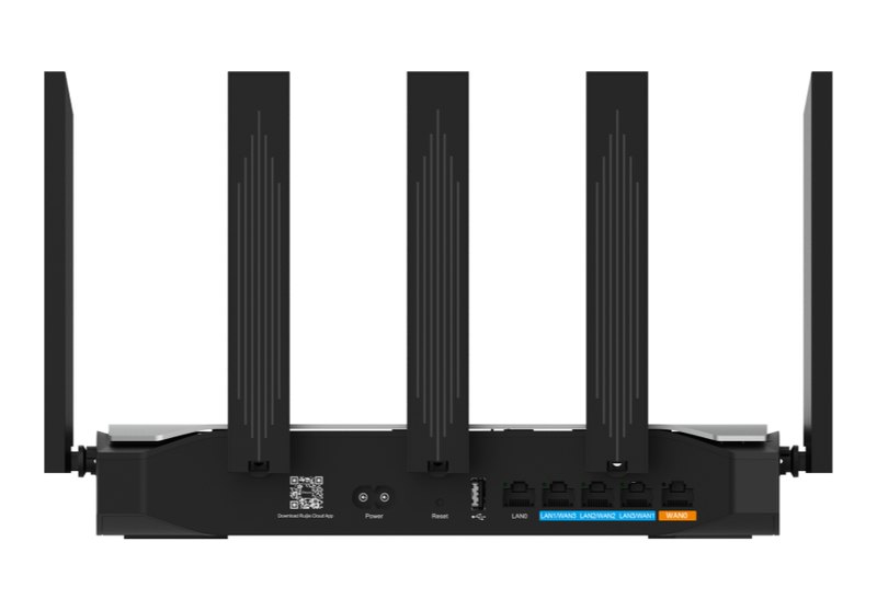 Mặt sau RG-EG105GW-X, ảnh của hãng