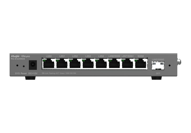 Ruijie RG-EG209GS nhìn thẳng mặt trước, ảnh của hãng