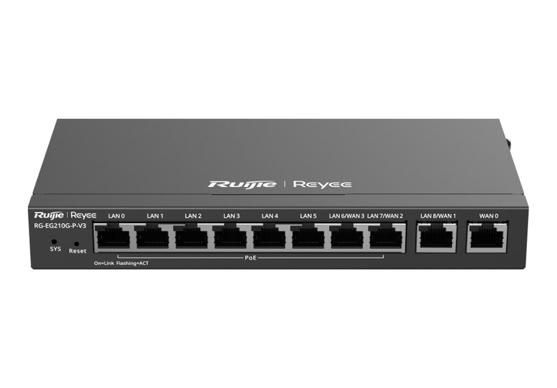 Ruijie RG-EG210G-P-V3 mặt trước, ảnh của hãng