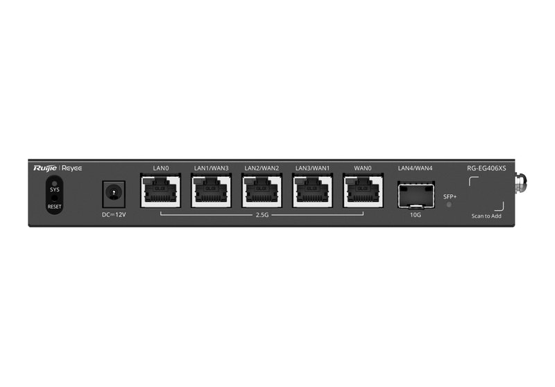 Mặt trước RG-EG406XS chụp thẳng, ảnh của hãng