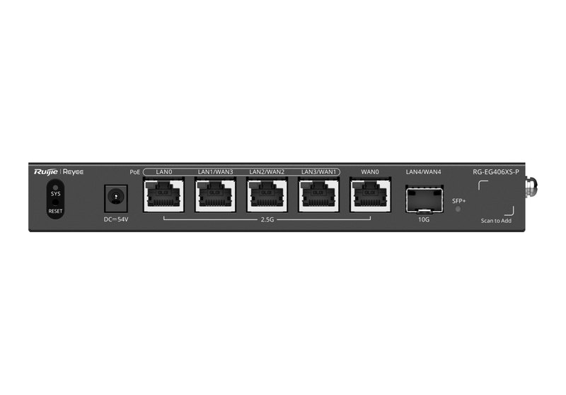 Mặt trước RG-EG406XS-P, ảnh của hãng
