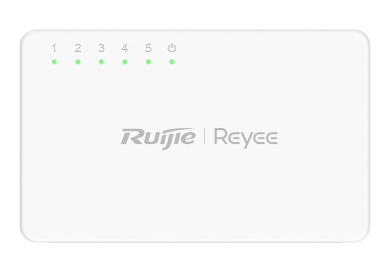 Ruijie RG-ES05F nhìn từ mặt trên, ảnh của hãng