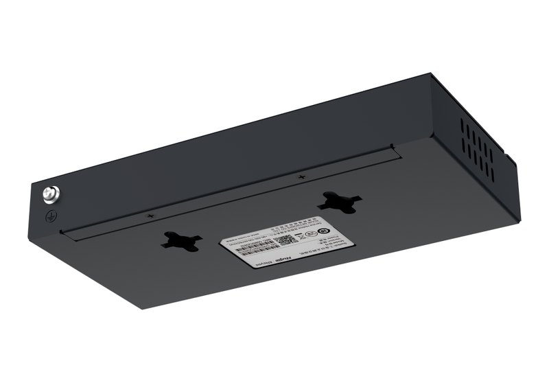 Ruijie RG-ES108GD nhìn từ mặt đáy, ảnh của hãng