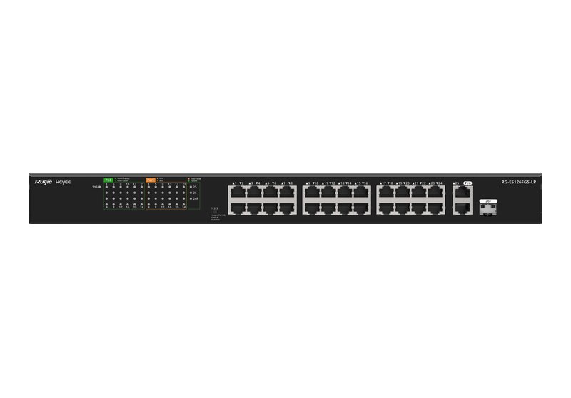Ruijie RG-ES126FGS-LP mặt trước, ảnh của hãng