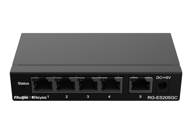 Ruijie RG-ES205GC mặt trước, ảnh của hãng