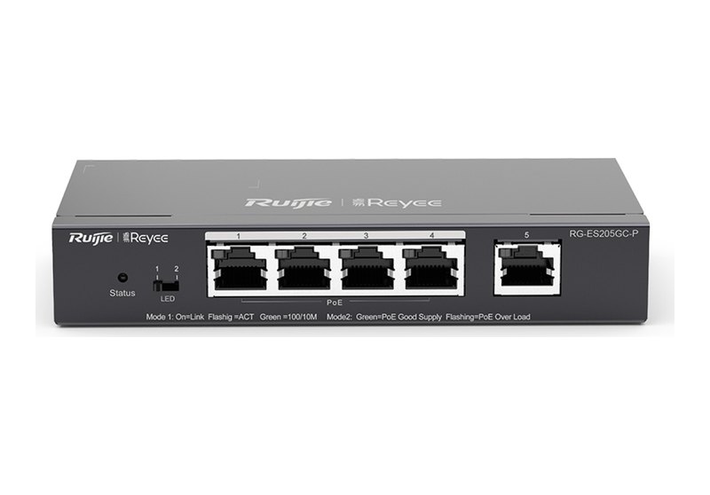 Ruijie RG-ES205GC-P mặt trước, ảnh của hãng