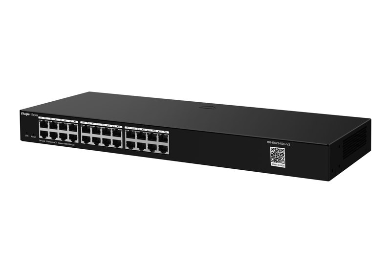 Ruijie RG-ES224GC-V2 nhìn chéo, ảnh của hãng
