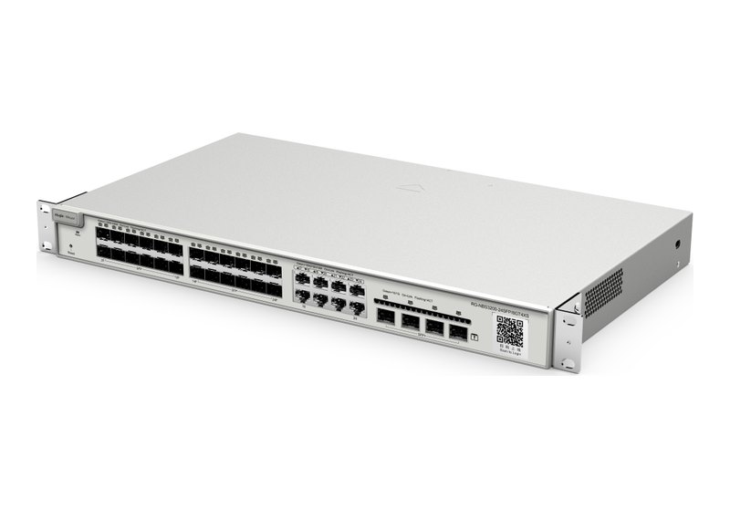 Ruijie RG-NBS3200-24SFP/8GT4XS nhìn xiên, ảnh của hãng