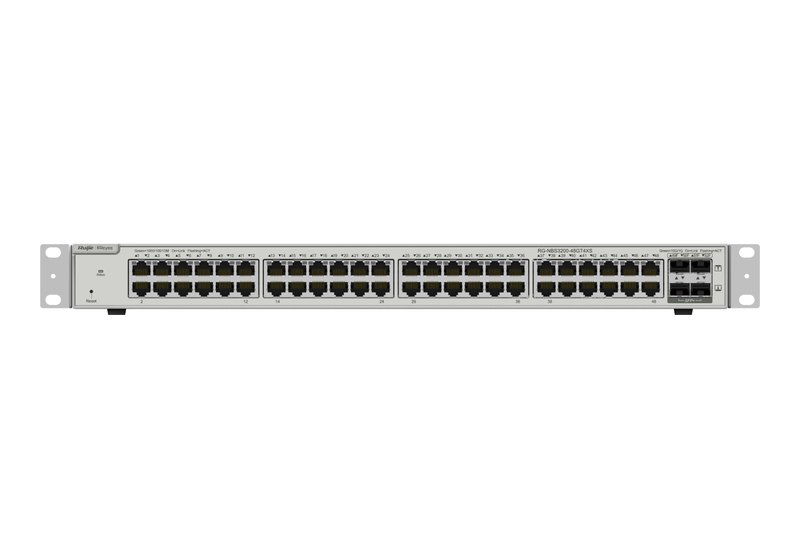 RG-NBS3200-48GT4XS của Ruijie, ảnh hãng chụp mặt trước