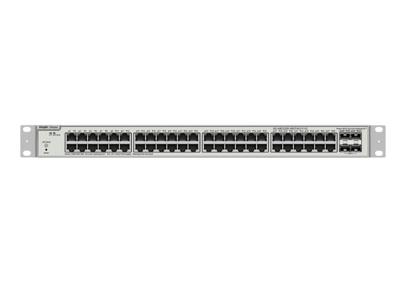 Mặt trước RG-NBS3200-48GT4XS-P-V2, ảnh sản phẩm của Ruijie