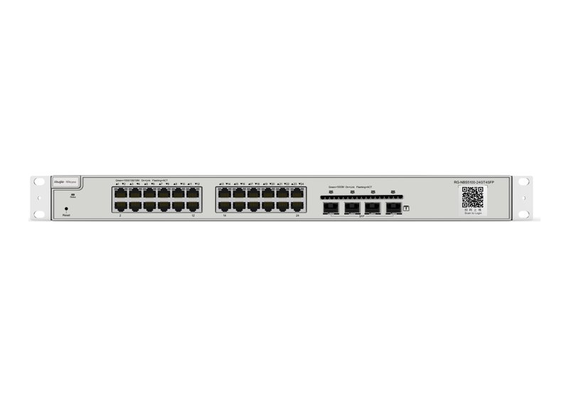 Ruijie RG-NBS5100-24GT4SFP nhìn chính diện, ảnh của hãng
