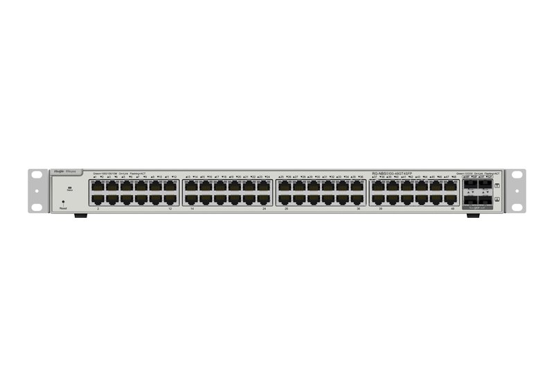 Ruijie RG-NBS5100-48GT4SFP nhìn chính diện, ảnh của hãng