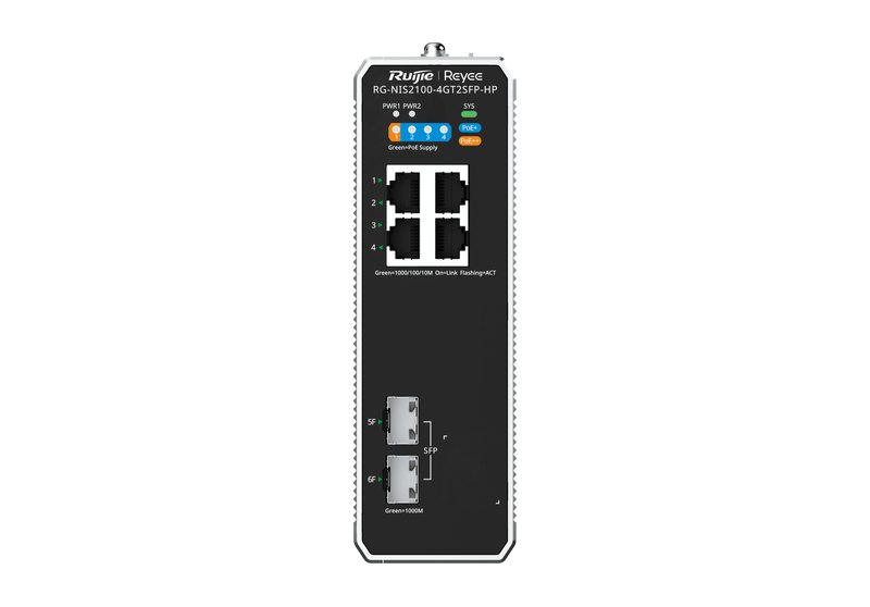 Ruijie RG-NIS2100-4GT2SFP-HP nhìn chính diện, ảnh của hãng
