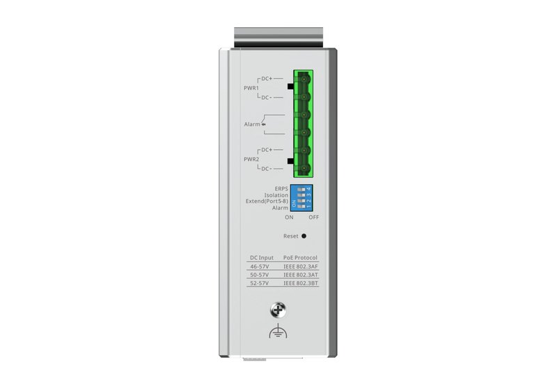 RG-NIS2100-8GT2SFP-HP nhìn từ trên xuống, ảnh của Ruijie