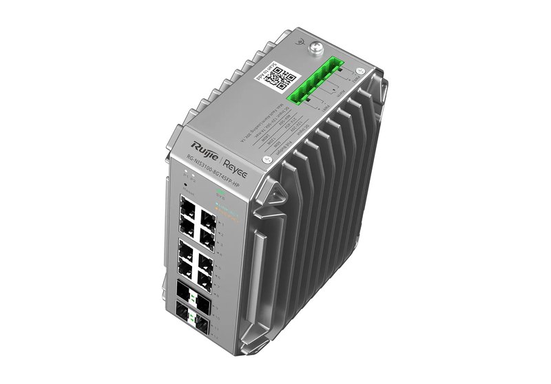 Ruijie RG-NIS3100-8GT4SFP-HP góc nhìn từ trên, ảnh từ hãng