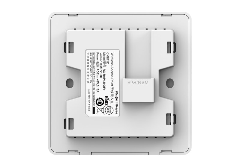 Mặt sau RG-RAP1200(F), ảnh của hãng