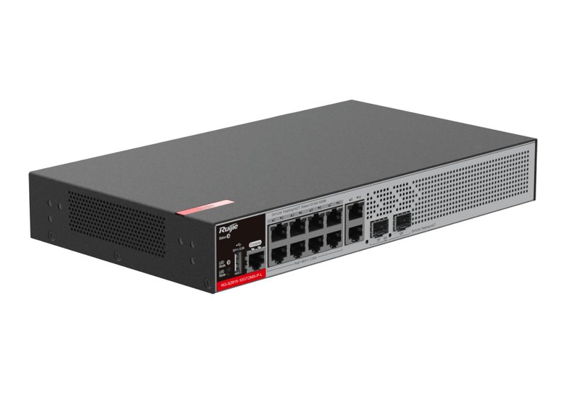 RG-S2915-10GT2MS-P-L nhìn từ góc nghiêng, ảnh của hãng